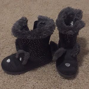 Girls bunny boots - brand new!